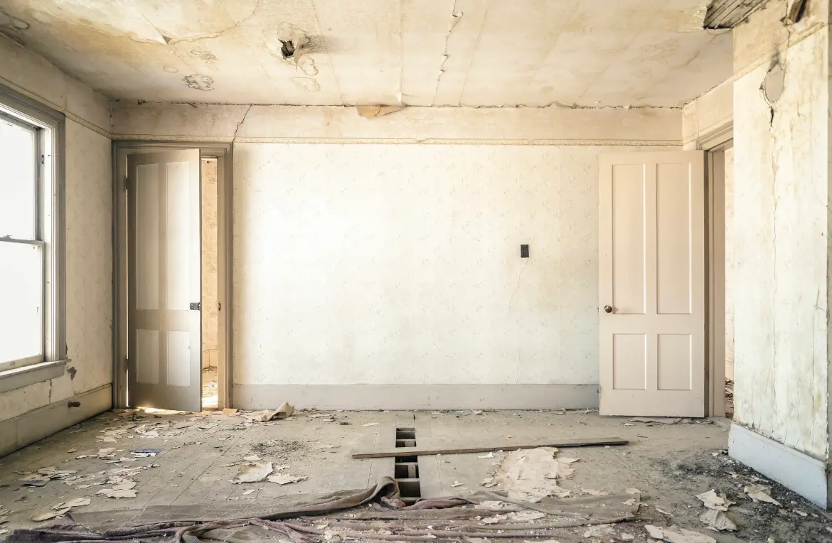 Waste disposal crew managing a cleanout project in Beech Grove